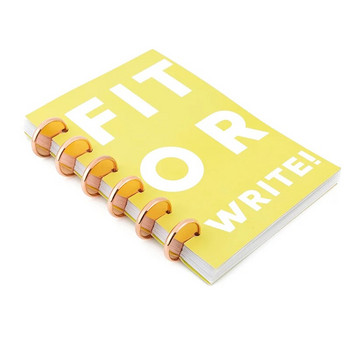 Rose Golden πλαστική πόρπη για μανιτάρια Δίσκοι βιβλιοδετικού σημειωματάριου Δίσκοι δακτυλίου βιβλιοδεσίας για αξεσουάρ Planner DIY Scrapbooking