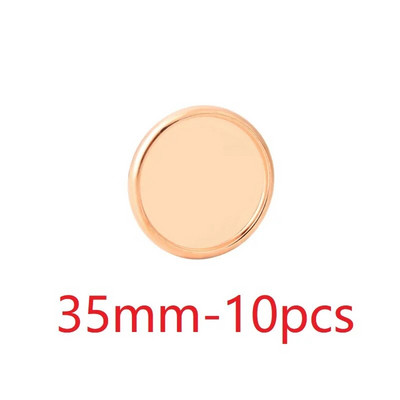 Rose Golden πλαστική πόρπη για μανιτάρια Δίσκοι βιβλιοδετικού σημειωματάριου Δίσκοι δακτυλίου βιβλιοδεσίας για αξεσουάρ Planner DIY Scrapbooking