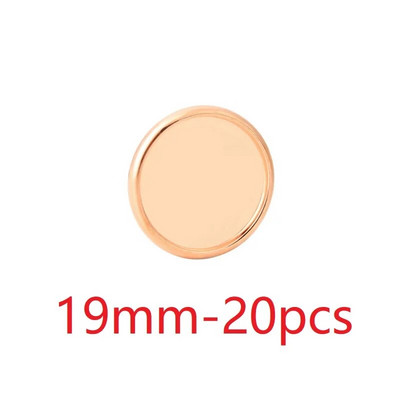 Rose Golden πλαστική πόρπη για μανιτάρια Δίσκοι βιβλιοδετικού σημειωματάριου Δίσκοι δακτυλίου βιβλιοδεσίας για αξεσουάρ Planner DIY Scrapbooking