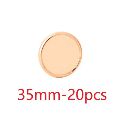 Rose Golden πλαστική πόρπη για μανιτάρια Δίσκοι βιβλιοδετικού σημειωματάριου Δίσκοι δακτυλίου βιβλιοδεσίας για αξεσουάρ Planner DIY Scrapbooking