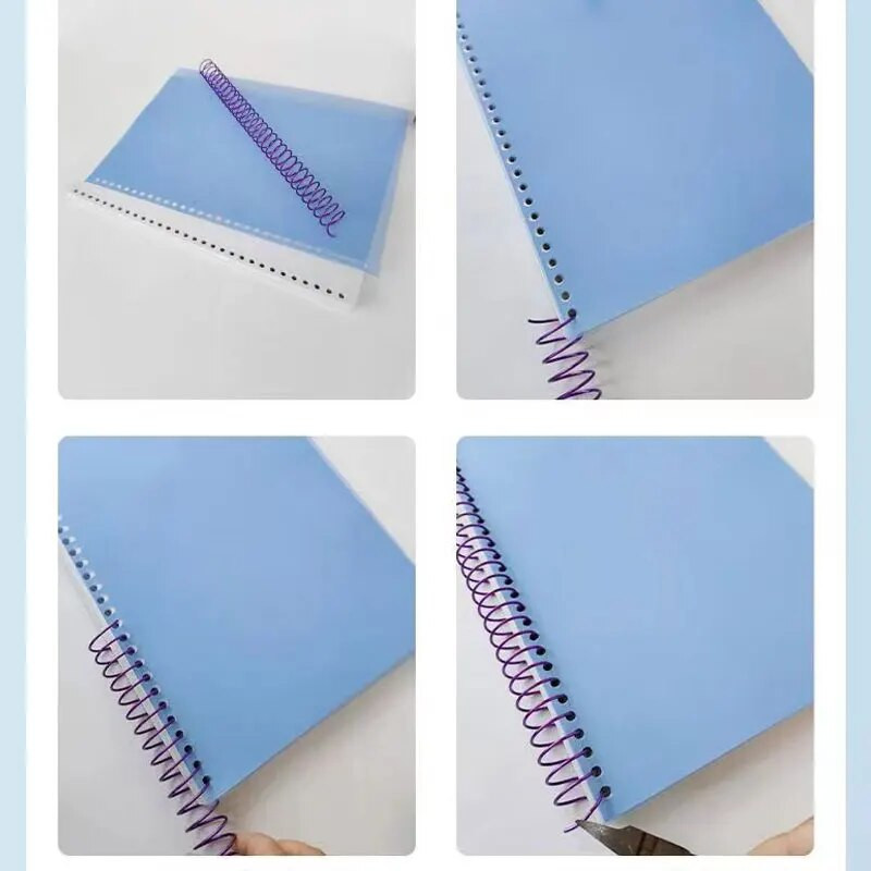 5 τμχ Α4 μεταλλικό συνδετικό σπιράλ 30 οπών Δακτύλιοι δεσίματος με χαλαρά φύλλα 12mm Μονό σπειροειδές ελατήριο σπειροειδής διάτρηση για σημειωματάριο Σχολικά είδη