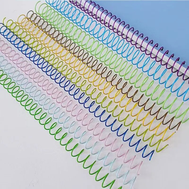 5 τμχ Α4 μεταλλικό συνδετικό σπιράλ 30 οπών Δακτύλιοι δεσίματος με χαλαρά φύλλα 12mm Μονό σπειροειδές ελατήριο σπειροειδής διάτρηση για σημειωματάριο Σχολικά είδη