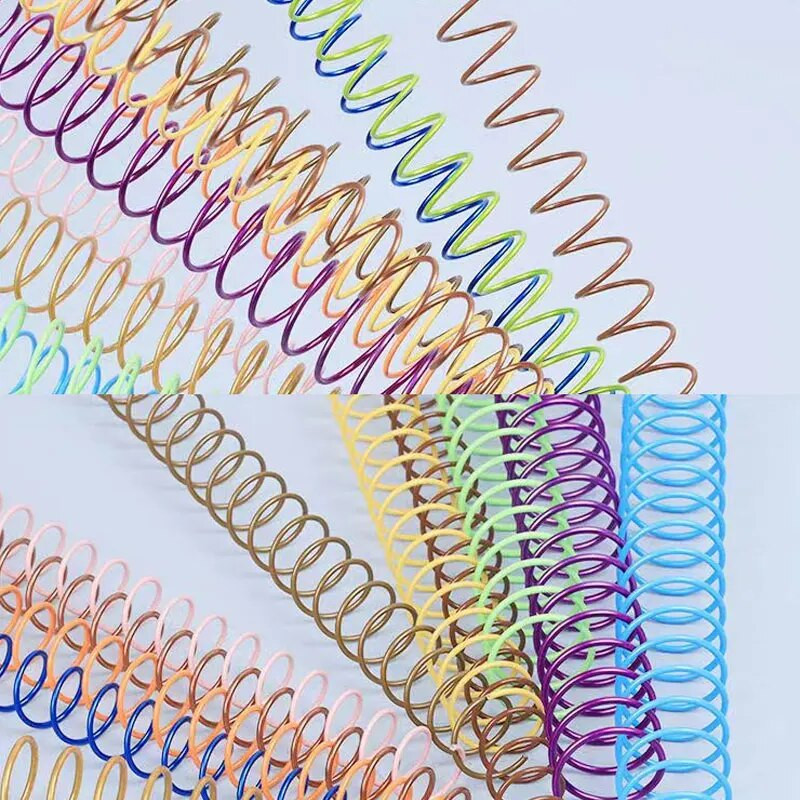 5 τμχ Α4 μεταλλικό συνδετικό σπιράλ 30 οπών Δακτύλιοι δεσίματος με χαλαρά φύλλα 12mm Μονό σπειροειδές ελατήριο σπειροειδής διάτρηση για σημειωματάριο Σχολικά είδη