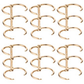 6 gab. Atslēgu piekariņu rīks Mape Grāmatu Materiāli Grāmatas Trīs caurumu instrumentu gredzeni Leģētais birojs