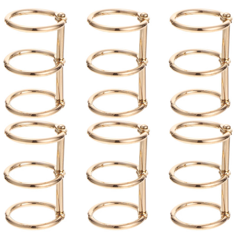 6 gab. Atslēgu piekariņu rīks Mape Grāmatu Materiāli Grāmatas Trīs caurumu instrumentu gredzeni Leģētais birojs