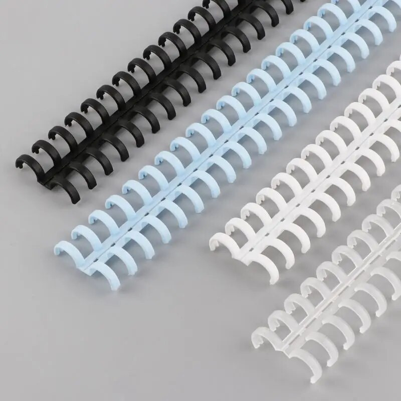 30 auguga ringid rõngas lahtiste lehtedega paberraamatu väljalõigete albumi albumi köitmine plastköitja spiraal A4 sülearvuti tarvikud