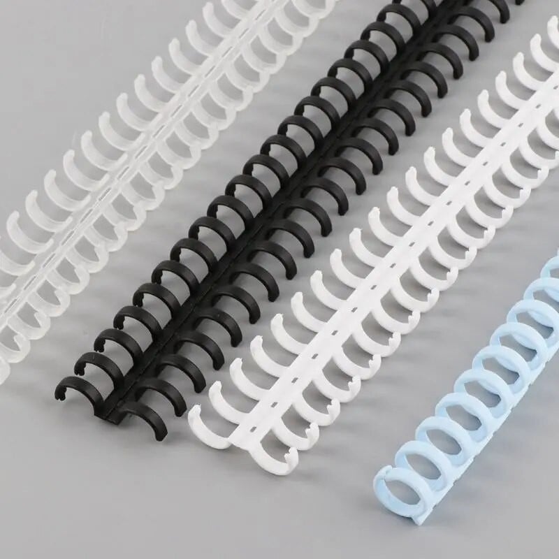 30 auguga ringid rõngas lahtiste lehtedega paberraamatu väljalõigete albumi albumi köitmine plastköitja spiraal A4 sülearvuti tarvikud