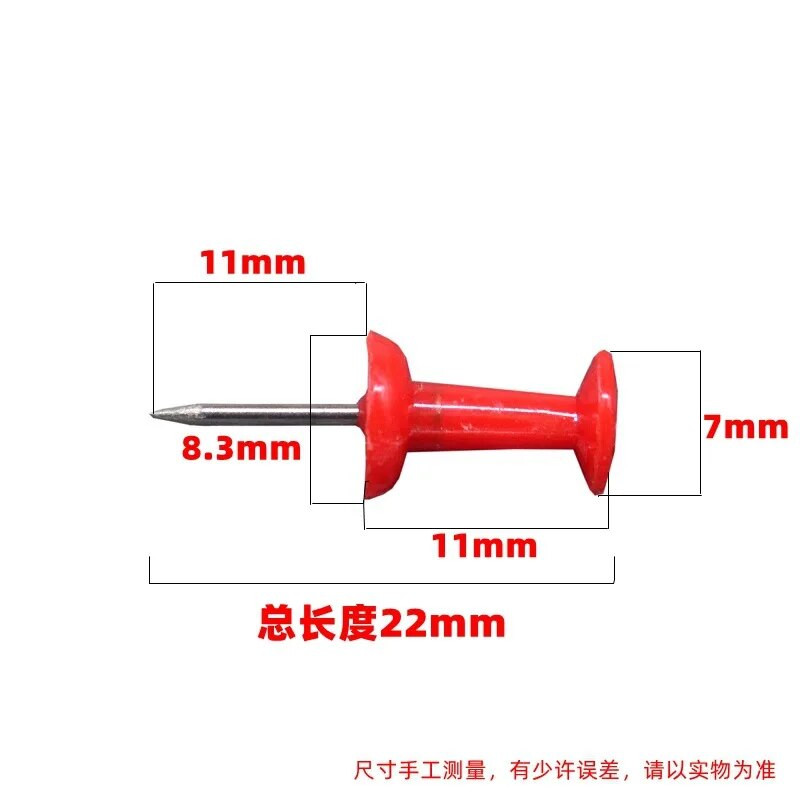 100 vnt. įrišimo kamštienos lenta sauga Spalvotas plastikinis smeigtukas Didelė galvutė Stumiama adata Smeigtukai Piešimas Nuotraukų Sieniniai Smeigtukai Biuro reikmenys