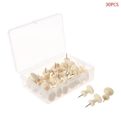 Ξύλινες πινέζες Καρφίτσες πινέζες Σχέδιο φωτογραφίας καρφιά τοίχου Σχολική προμήθεια