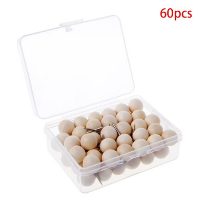 Ξύλινες πινέζες Καρφίτσες πινέζες Σχέδιο φωτογραφίας καρφιά τοίχου Σχολική προμήθεια