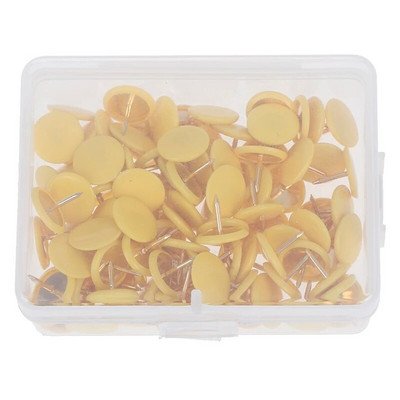 100 tk ümmarguse kujuga tihvtid Pöidlaküüniste teadetetahvel korkpaber Kaart Pöidlakööblid Kontori köitmisvarustus