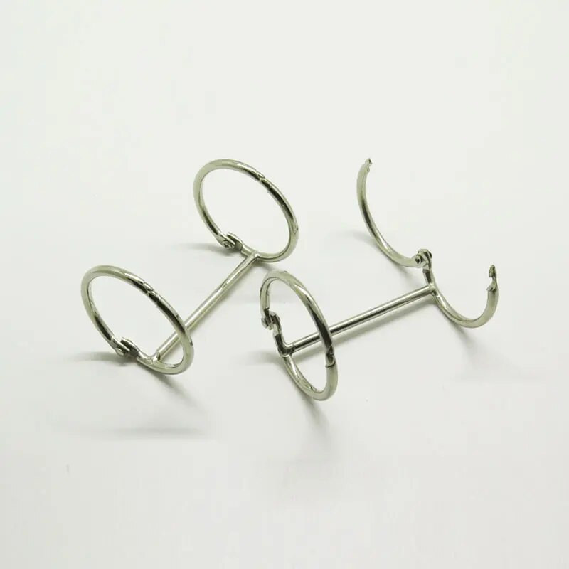 2 τμχ Μεταλλικό 2 θηλιών με χαλαρά φύλλα Δαχτυλίδι Βιβλίο βιβλιοδεσίας Δαχτυλίδια Σημειωματάριο Άλμπουμ Αποκομμάτων Κλιπ Βιντερ Α4 Μηχανή βιβλιοδεσίας χαρτικών γραφείου