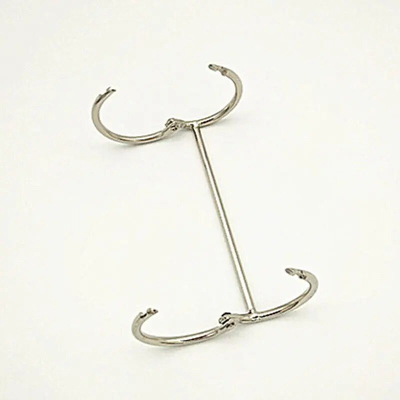 2 τμχ Μεταλλικό 2 θηλιών με χαλαρά φύλλα Δαχτυλίδι Βιβλίο βιβλιοδεσίας Δαχτυλίδια Σημειωματάριο Άλμπουμ Αποκομμάτων Κλιπ Βιντερ Α4 Μηχανή βιβλιοδεσίας χαρτικών γραφείου