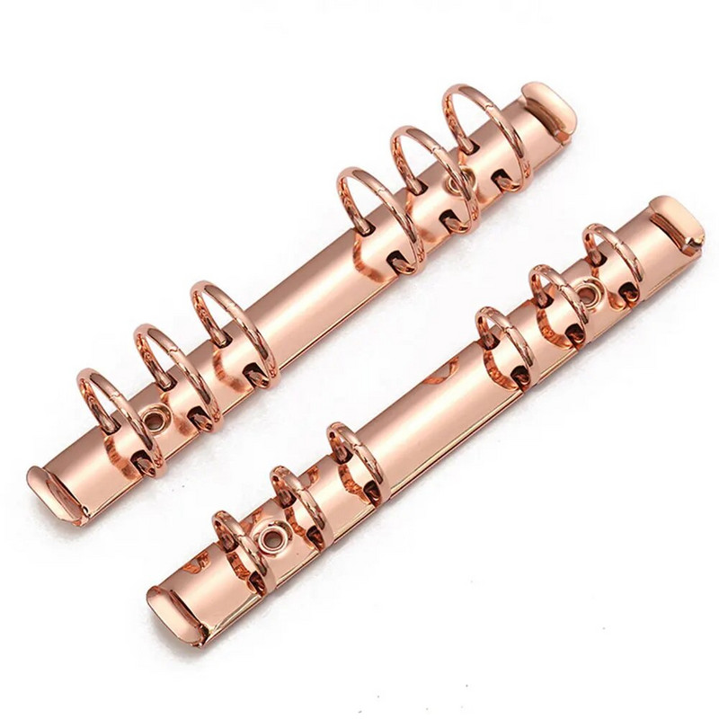 1 vnt Metalinių spiralinių žiedų segtuvų segtukas su varžtu dienoraščio užrašų knygelės planuotojui A5 asmeninio segtuvo segtuko failų aplankas