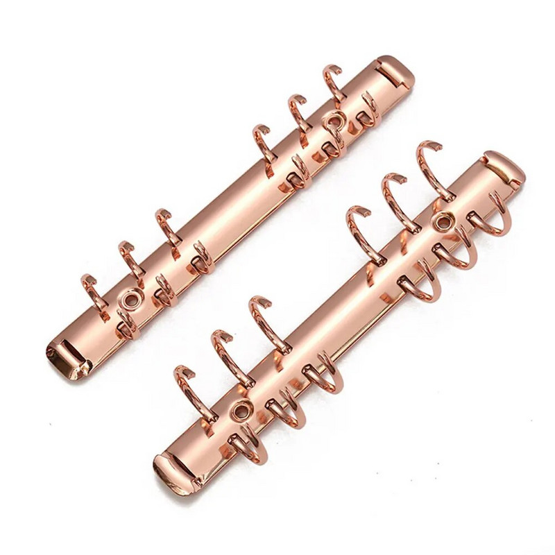 1 vnt Metalinių spiralinių žiedų segtuvų segtukas su varžtu dienoraščio užrašų knygelės planuotojui A5 asmeninio segtuvo segtuko failų aplankas