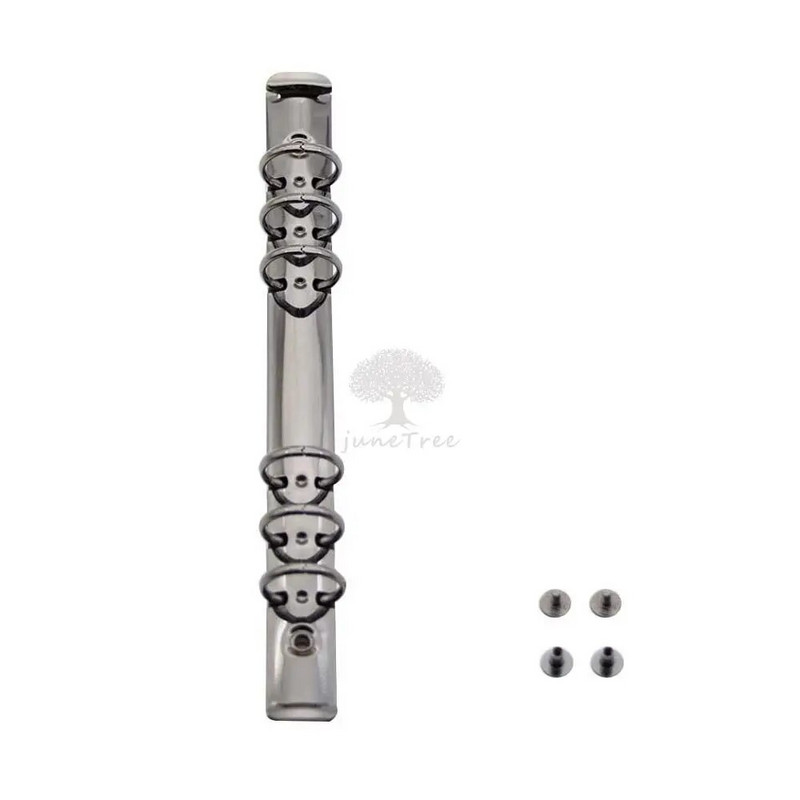 1 vnt Metalinių spiralinių žiedų segtuvų segtukas su varžtu dienoraščio užrašų knygelės planuotojui A5 asmeninio segtuvo segtuko failų aplankas