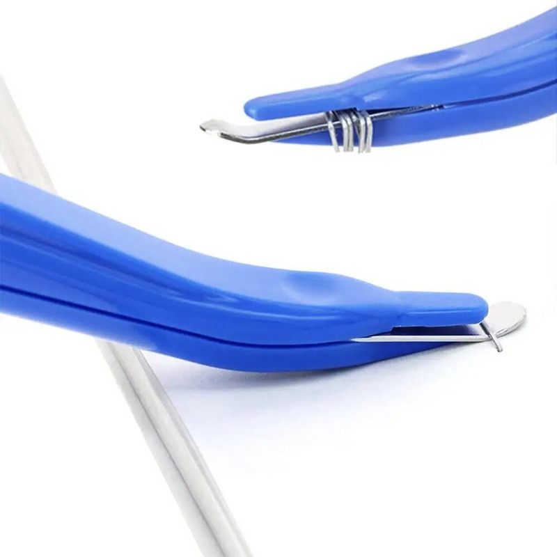 1 tk kaasaskantav magnetklambri eemaldaja Push Style Väiksema vaevaga klambrite eemaldamise tööriist kodukontori koolitarvete jaoks