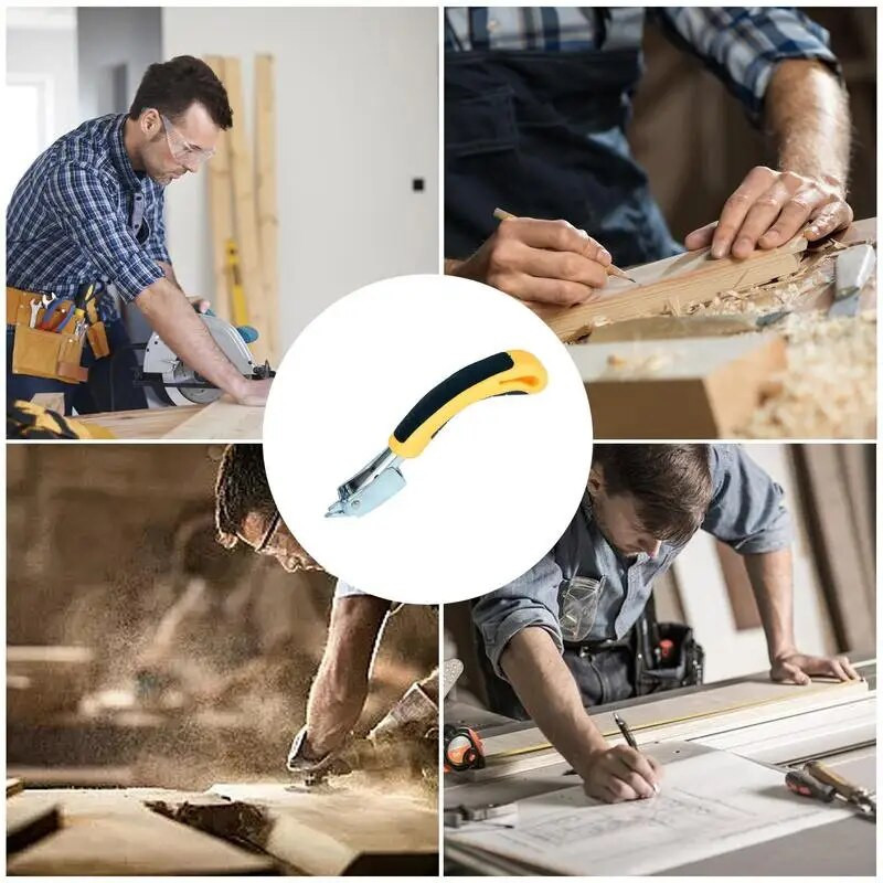 Segtukų nuėmimo traukiklis Sunkaus apmušalų segtukų nuėmimo priemonės, skirtos nagams nuimti segtukų traukimo įrankis su ergonomiška rankena nuotraukoms