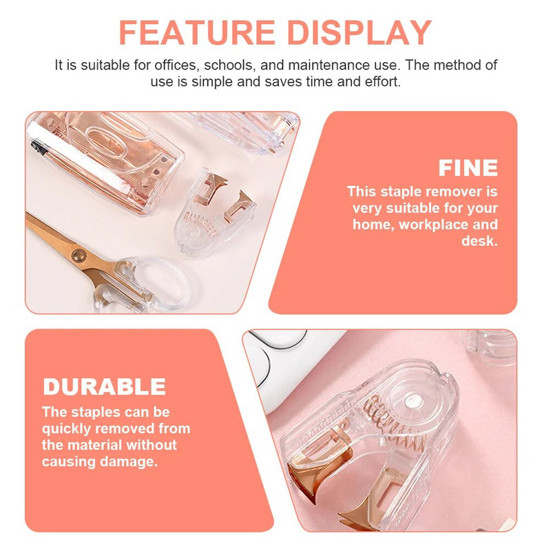 Mini kabės Biuro priedų nuėmiklis Nešiojamas segtukas Anga Punch Study Student plastiko nuėmimo įrankis