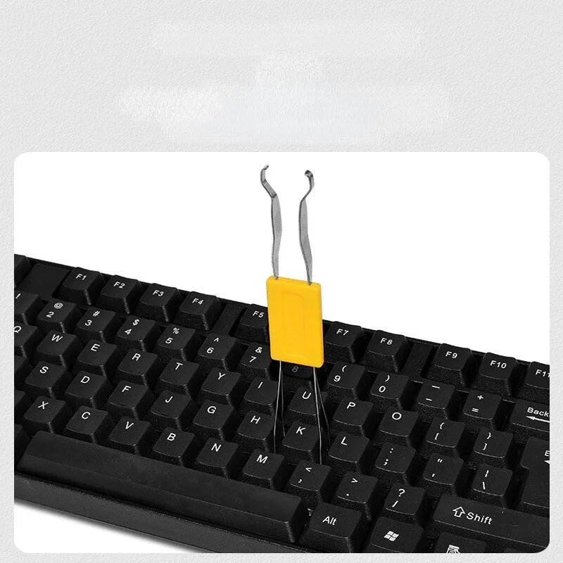 4 spalvų universalios klaviatūros klavišų dangtelio ištraukiklis mechaninis klaviatūros nuėmimo įrankis, pakeitimas mechaninės klaviatūros priedai