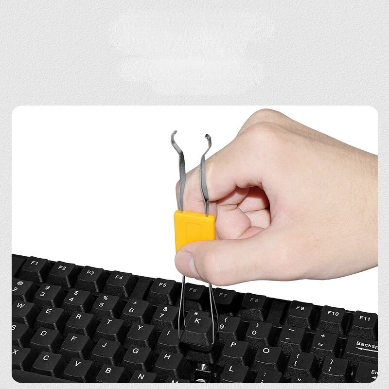 4 spalvų universalios klaviatūros klavišų dangtelio ištraukiklis mechaninis klaviatūros nuėmimo įrankis, pakeitimas mechaninės klaviatūros priedai