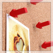 MOGII 40 τμχ Γραφείο και σχολικά είδη Μαρκαδόροι χάρτης Ξύλινες καρφίτσες σχεδίασης Καρφίτσες τοίχου Φελλό Καρφίτσες ώθησης βέλους