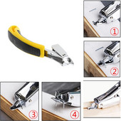 Apdailos apmušalų segtukų nuėmiklis Nagų traukiklis Nagų kabės pistoletas Biuro profesionalūs rankiniai įrankiai Baldų vinių šalinimo įrankis