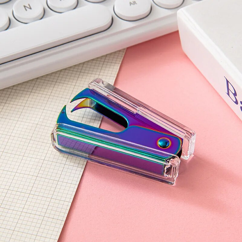 Nešiojamas metalinis segtukų nuėmiklis Daugiafunkcis mini žandikaulio ištraukiklis, nagų traukiklis Biuro mokyklos raštinės reikmenys, stalo priedai, reikmenys