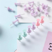 40/7 vnt./Dėžutė Macaron kamštienos lentos smeigtukai Nykščių segtukai Spalvingi žemėlapių segtukai nuotraukoms Sienos Namų biuro Kanceliarinės prekės Mokyklinės reikmenys