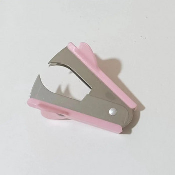Macaron Color Mini Staples Remover Λιγότερη προσπάθεια Πολυλειτουργικός εξολκέας συρραπτικών Γενικός εξολκέας καρφιών Συρραπτικά αναλώσιμα γραφείου