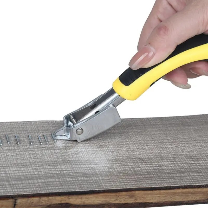 Stiprus apmušalų segtukų nuėmiklis, skirtas nagams nuimti segtukų traukimo įrankis su ergonomiška rankena nuotraukų rėmeliui