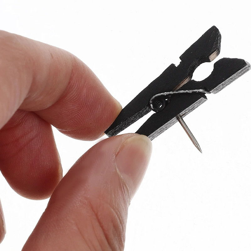 50 vnt. Pranešimų lenta Smeigtukai Smeigtukai Mini drabužių segtukai Nuotraukų amatai Mediniai skalbinių segtukai segtukai Merginos Biuletenis Miegamasis