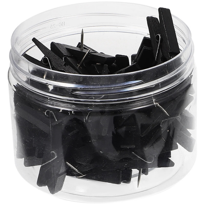 50 vnt. Pranešimų lenta Smeigtukai Smeigtukai Mini drabužių segtukai Nuotraukų amatai Mediniai skalbinių segtukai segtukai Merginos Biuletenis Miegamasis