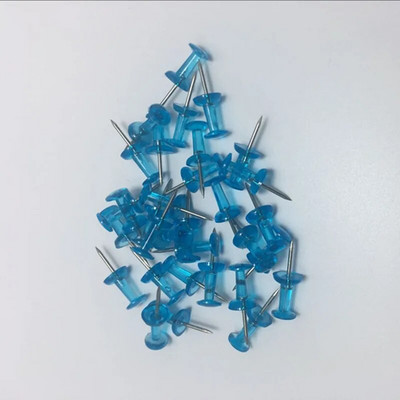 100 gab./partija Krāsu īkšķi Spraudņi Karte Spraudīte Korķa dēlis Spraudņi Kancelejas preces Pogas Spraudītes Biroja skolas piederumi