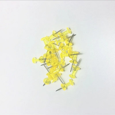 100 gab./partija Krāsu īkšķi Spraudņi Karte Spraudīte Korķa dēlis Spraudņi Kancelejas preces Pogas Spraudītes Biroja skolas piederumi