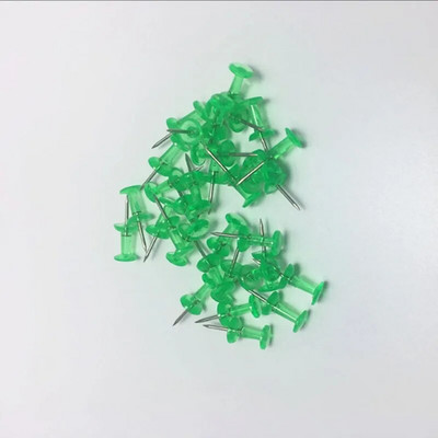 100 gab./partija Krāsu īkšķi Spraudņi Karte Spraudīte Korķa dēlis Spraudņi Kancelejas preces Pogas Spraudītes Biroja skolas piederumi