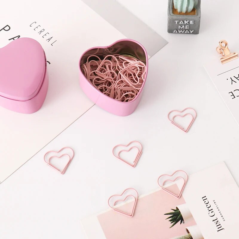 TUTU Rozā spiedpoga Papīra saspraudes Kawaii Kancelejas preces Caurspīdīgi Saspraudes Saspraudes Fotogrāfijas Biļetes Piezīmes Vēstules Īkšķis komplekts Kancelejas piederumi H0294