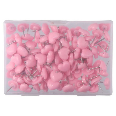 Pink Heart Pushpins Home Heart Thumb Tacks Thumb Tacks Табла за обяви