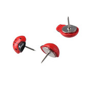 Κόκκινη Πασχαλίτσα Πινέζα 30 τμχ Φωτογραφικό Χάρτη Καρφίτσες Καρφίτσες Μαρκάρισμα Καρφίτσας Office