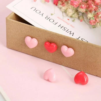 ALLTU Love ασφάλεια χρώματος πινέζα κοριτσάκι ζωγραφική καρδιά φωτογραφία νυχιών διακόσμηση νυχιών σχολικά είδη γραφείου 50 τεμάχια ανά κουτί