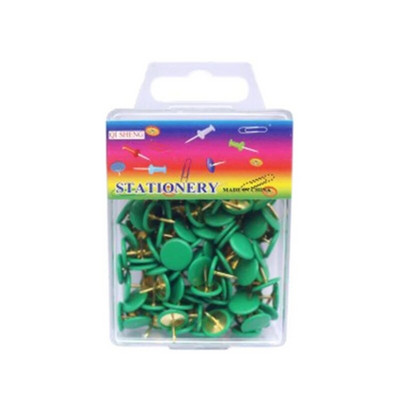 OFBK 100 vienetų Spalvų segtukas Mielas apvalumas Dekoratyviniai smeigtukai Smeigtukai sienoms kamštinėms lentoms Popierius, skelbimų lenta