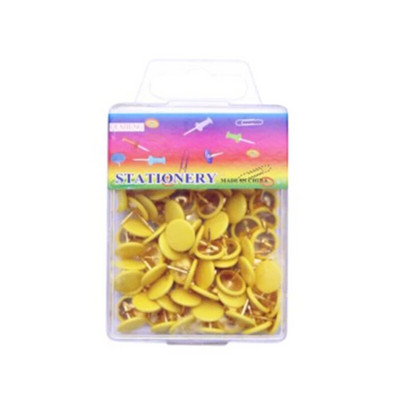 OFBK 100 vienetų Spalvų segtukas Mielas apvalumas Dekoratyviniai smeigtukai Smeigtukai sienoms kamštinėms lentoms Popierius, skelbimų lenta