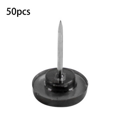 50/100 ΤΕΜ. Πινέζι ταχυτήτων Χάρτης Καρφίτσα ώθησης επίπεδη κεφαλή για σανίδα φελλού, διάφανη καρφίτσα ραπτικής με κουτί για ράψιμο υφασμάτων JIAN