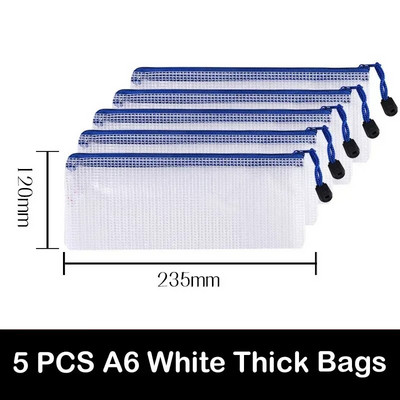 5 TK A4 A5 A6 Dokumendikott Kirjatarbed Säilituskaust Viil Võrk Tõmblukuga kott Tõmblukuga failikaustad Kooli kontoritarbed statsionaarsed