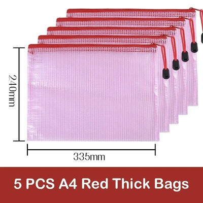 5 TK A4 A5 A6 Dokumendikott Kirjatarbed Säilituskaust Viil Võrk Tõmblukuga kott Tõmblukuga failikaustad Kooli kontoritarbed statsionaarsed