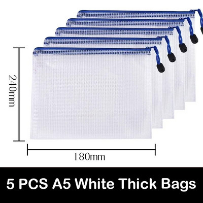 5 TK A4 A5 A6 Dokumendikott Kirjatarbed Säilituskaust Viil Võrk Tõmblukuga kott Tõmblukuga failikaustad Kooli kontoritarbed statsionaarsed