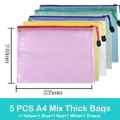 5 TK A4 A5 A6 Dokumendikott Kirjatarbed Säilituskaust Viil Võrk Tõmblukuga kott Tõmblukuga failikaustad Kooli kontoritarbed statsionaarsed