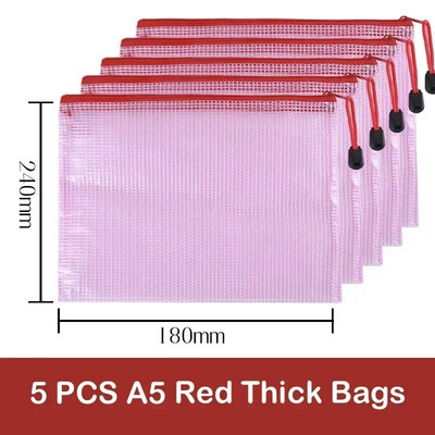 5 TK A4 A5 A6 Dokumendikott Kirjatarbed Säilituskaust Viil Võrk Tõmblukuga kott Tõmblukuga failikaustad Kooli kontoritarbed statsionaarsed