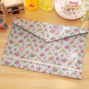 Vintage Dots Flower Face Series A4 dokumenti Failu maisi Faili Mapes Kancelejas preces Arhivēšana Ražošanas mapes Portfelis