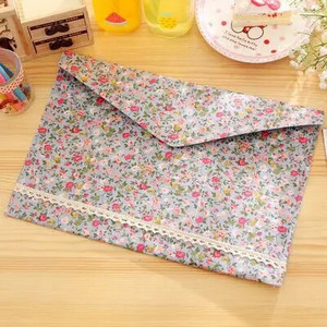 Vintage Dots Flower Face Series A4 dokumenti Failu maisi Faili Mapes Kancelejas preces Arhivēšana Ražošanas mapes Portfelis